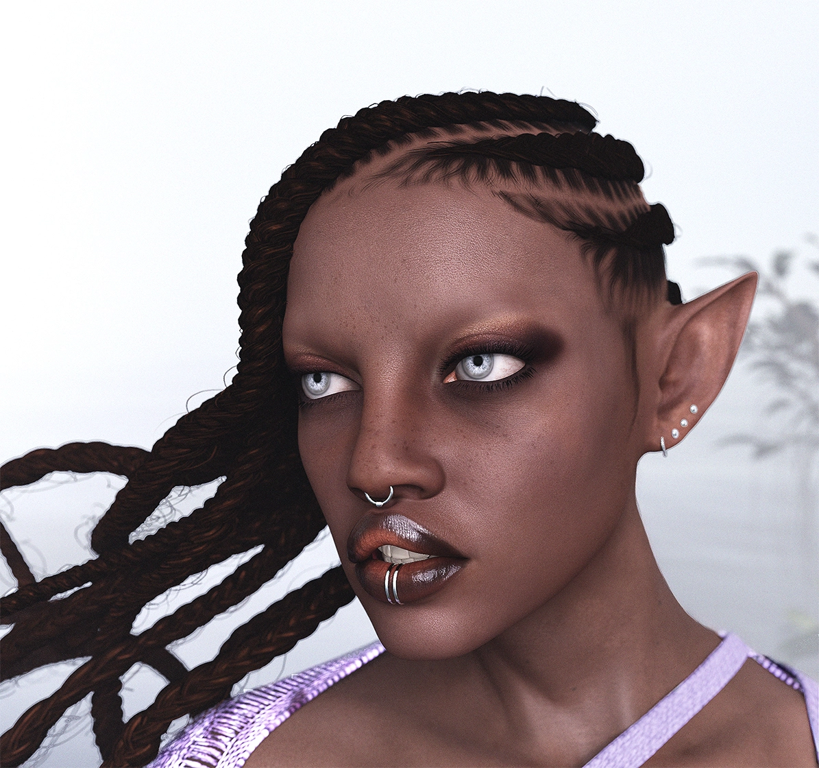 3d avatar marion front face